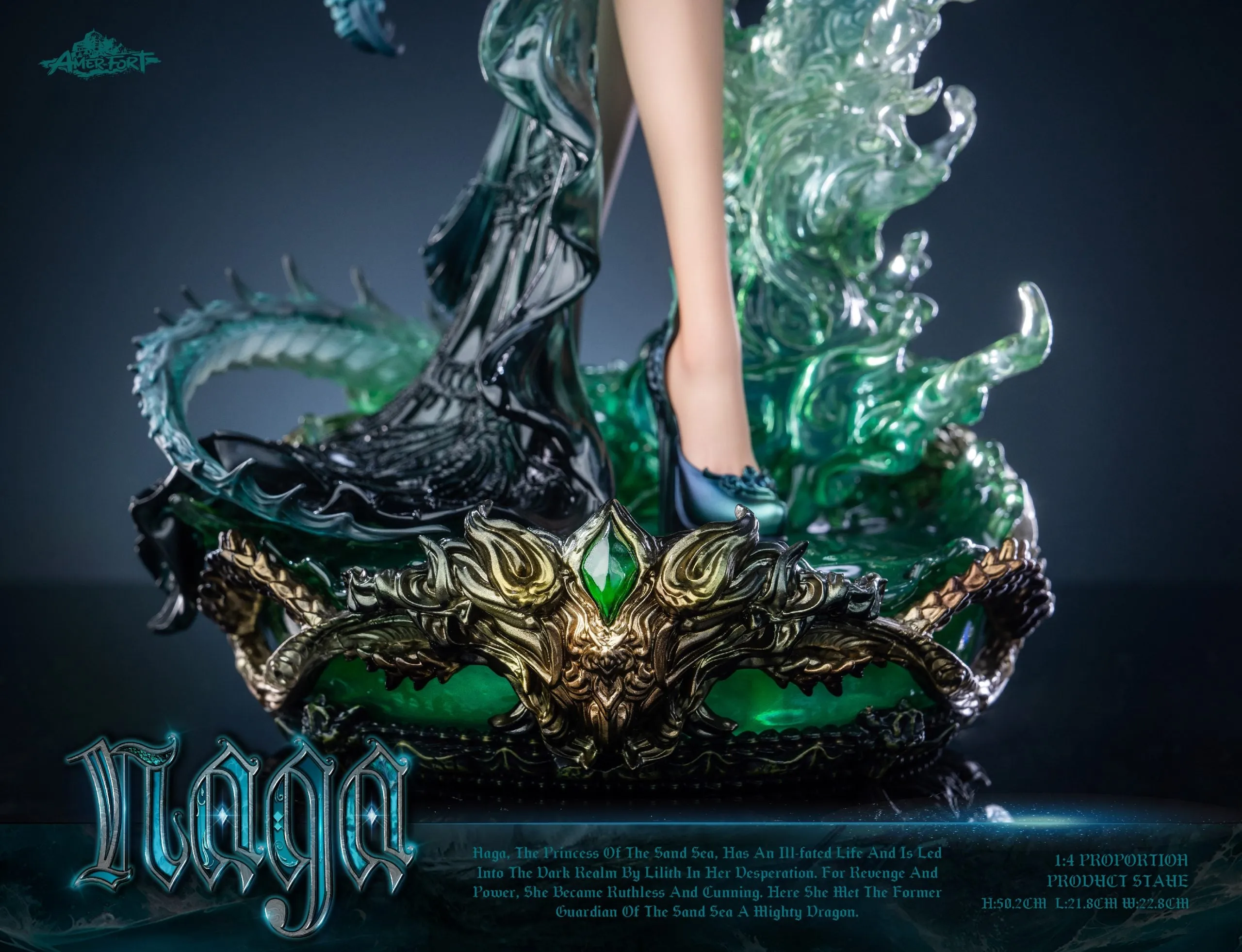 AmerFort Elf Series - Naga 1/4 Scale Statue