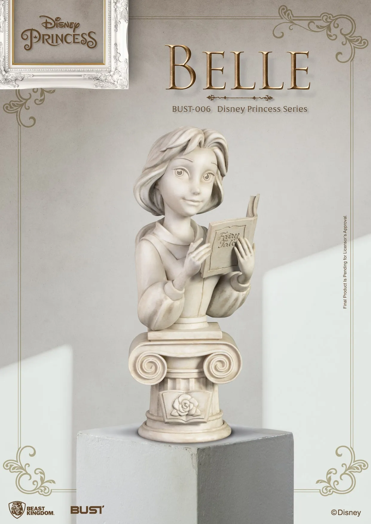 Beast Kingdom BUST-006 Disney Princess Series Belle Bust Figure Statue