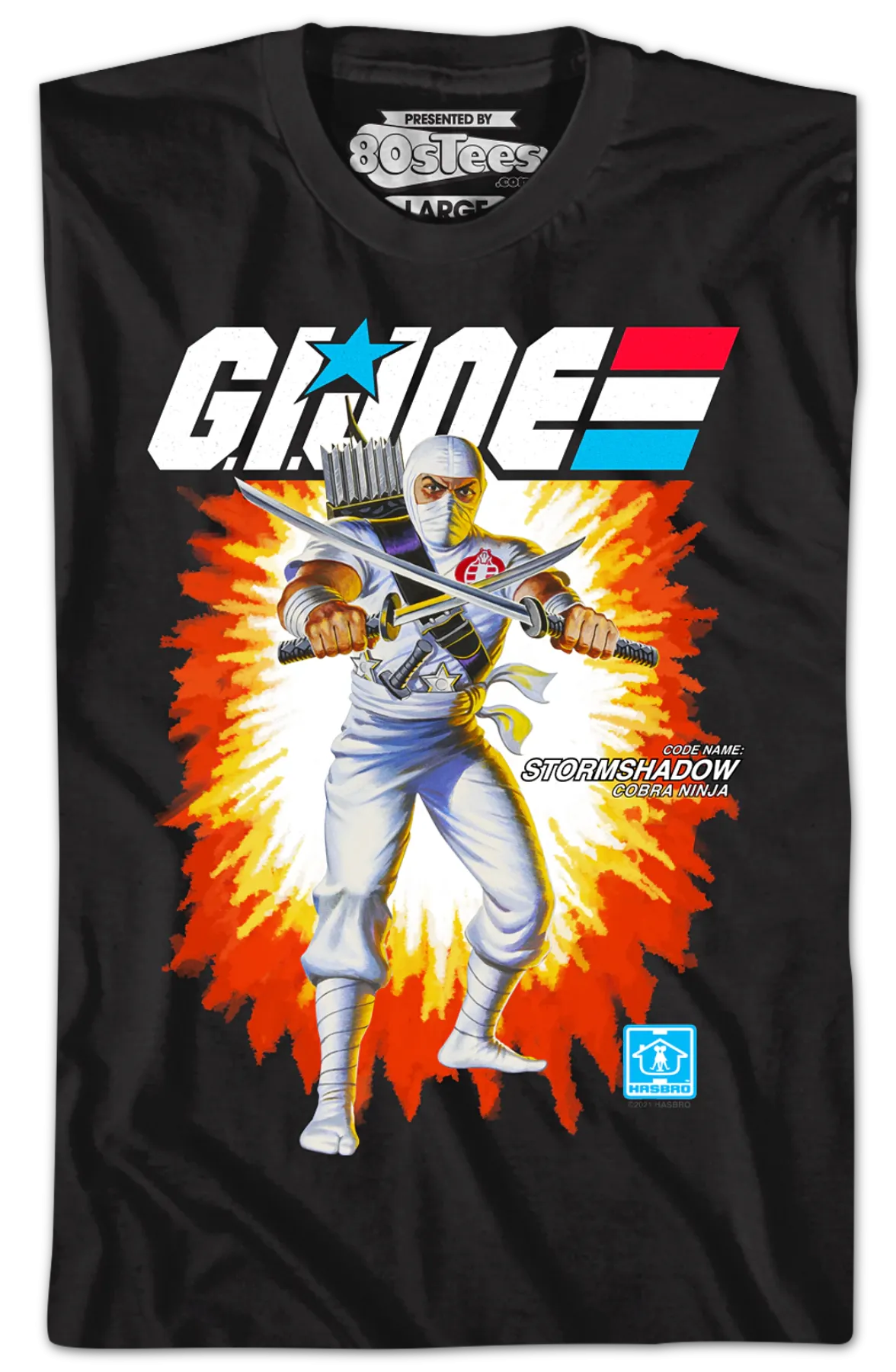 Box Art Storm Shadow GI Joe T-Shirt