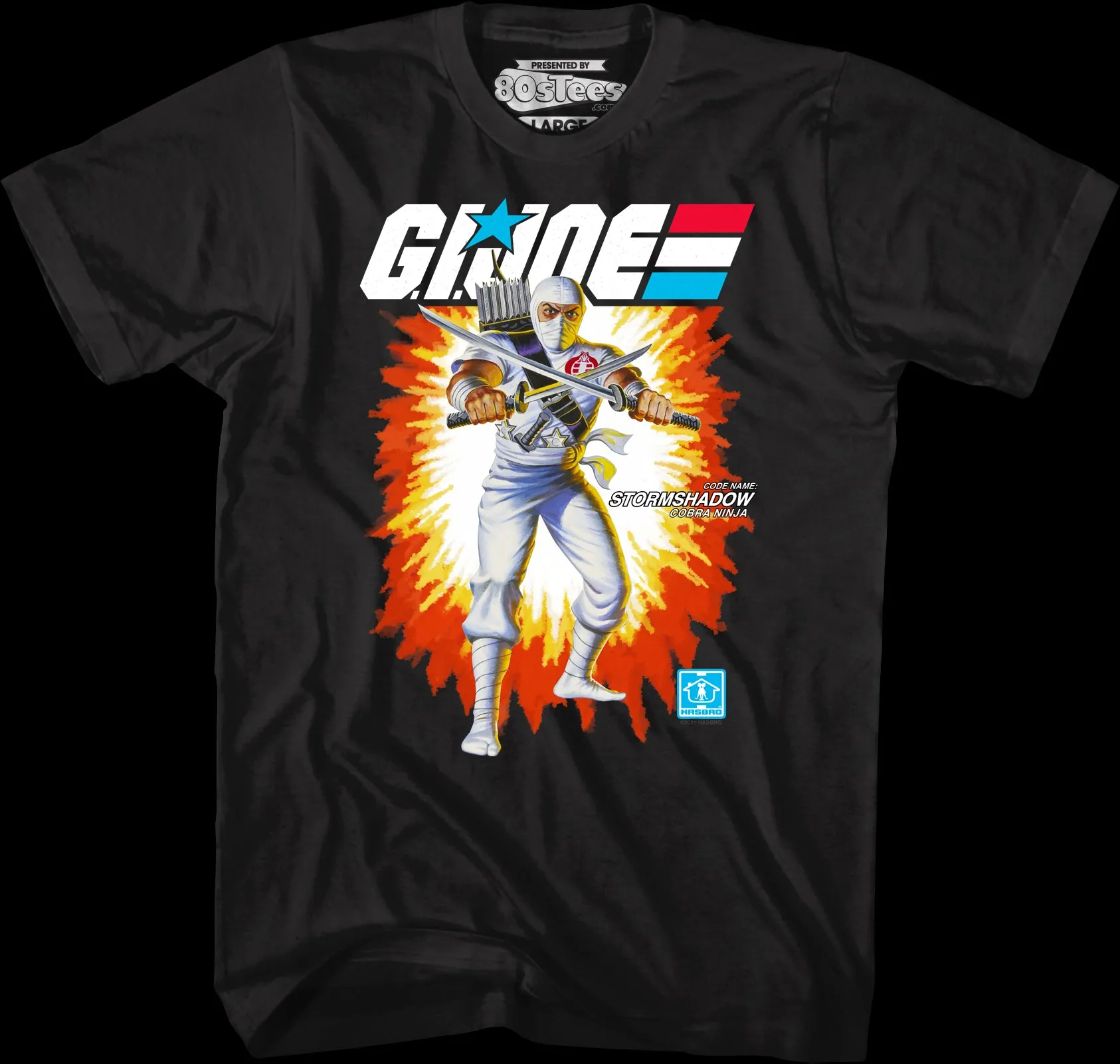 Box Art Storm Shadow GI Joe T-Shirt