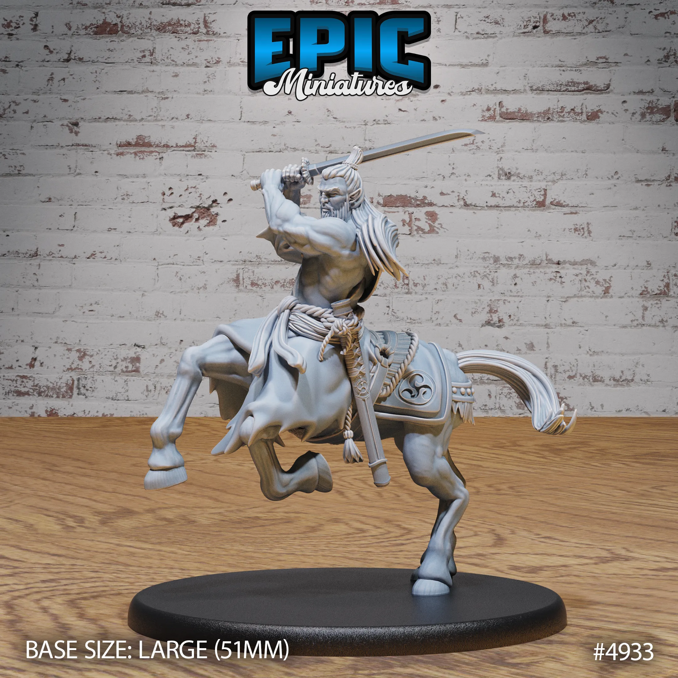 Bushi Centaur #4932-#4934 | Epic Miniatures | D&D Tabletop Miniature | Warrior Centaur for Fantasy Roleplaying & Wargaming