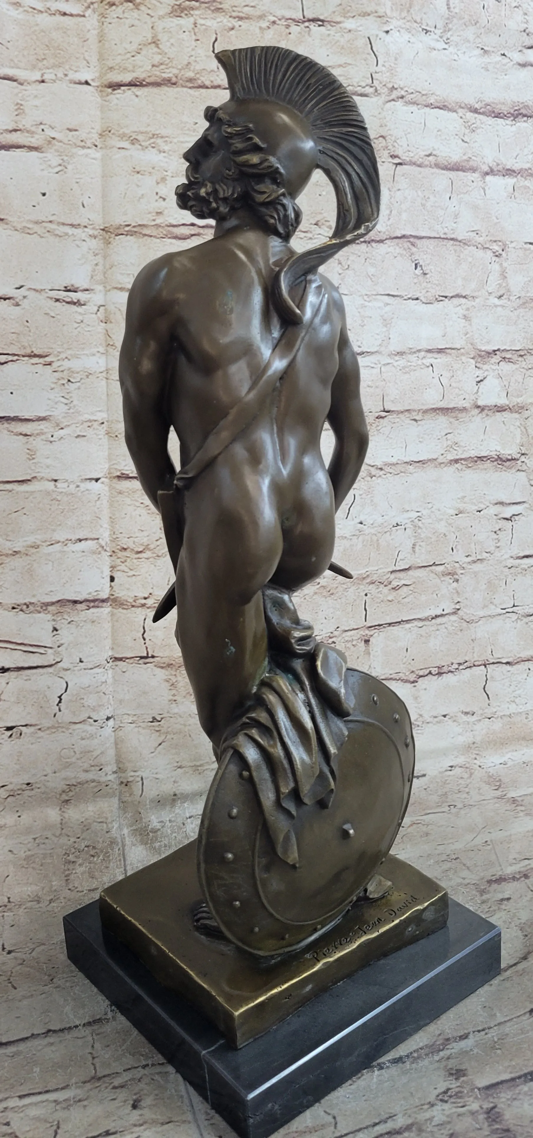 Greek Warrior Hero Achilles Hercules Odysseus Mythology Bronze Statue Sculpture Figure