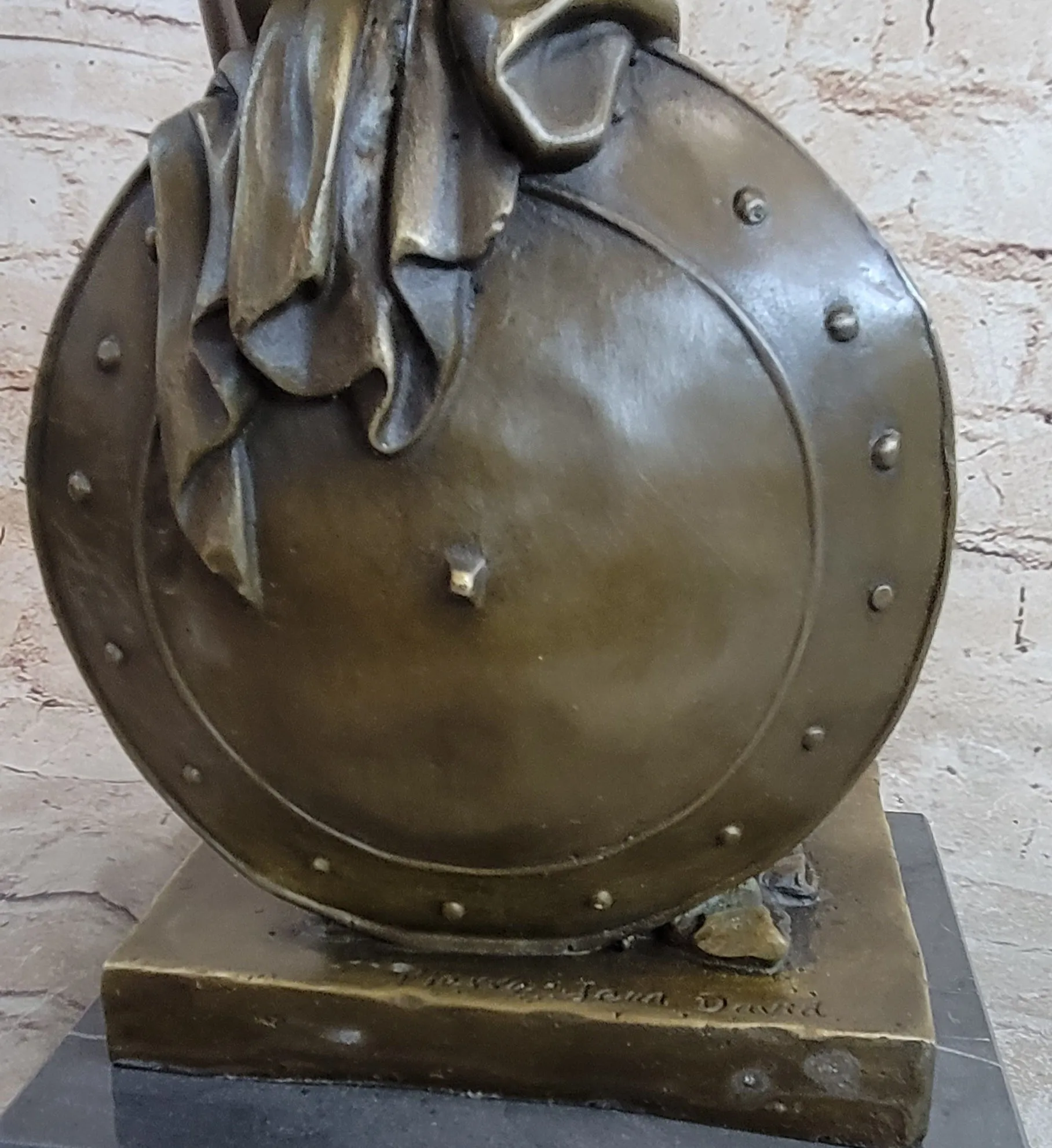 Greek Warrior Hero Achilles Hercules Odysseus Mythology Bronze Statue Sculpture Figure