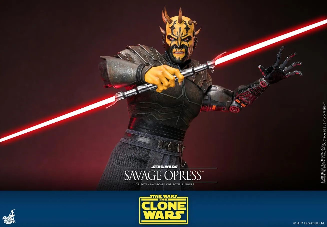 Hot Toys Star Wars The Clone Wars Savage Opress 1/6 Action Figure