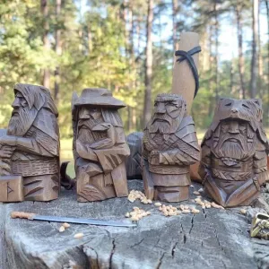NORSE GODS VIKING FIGURINES