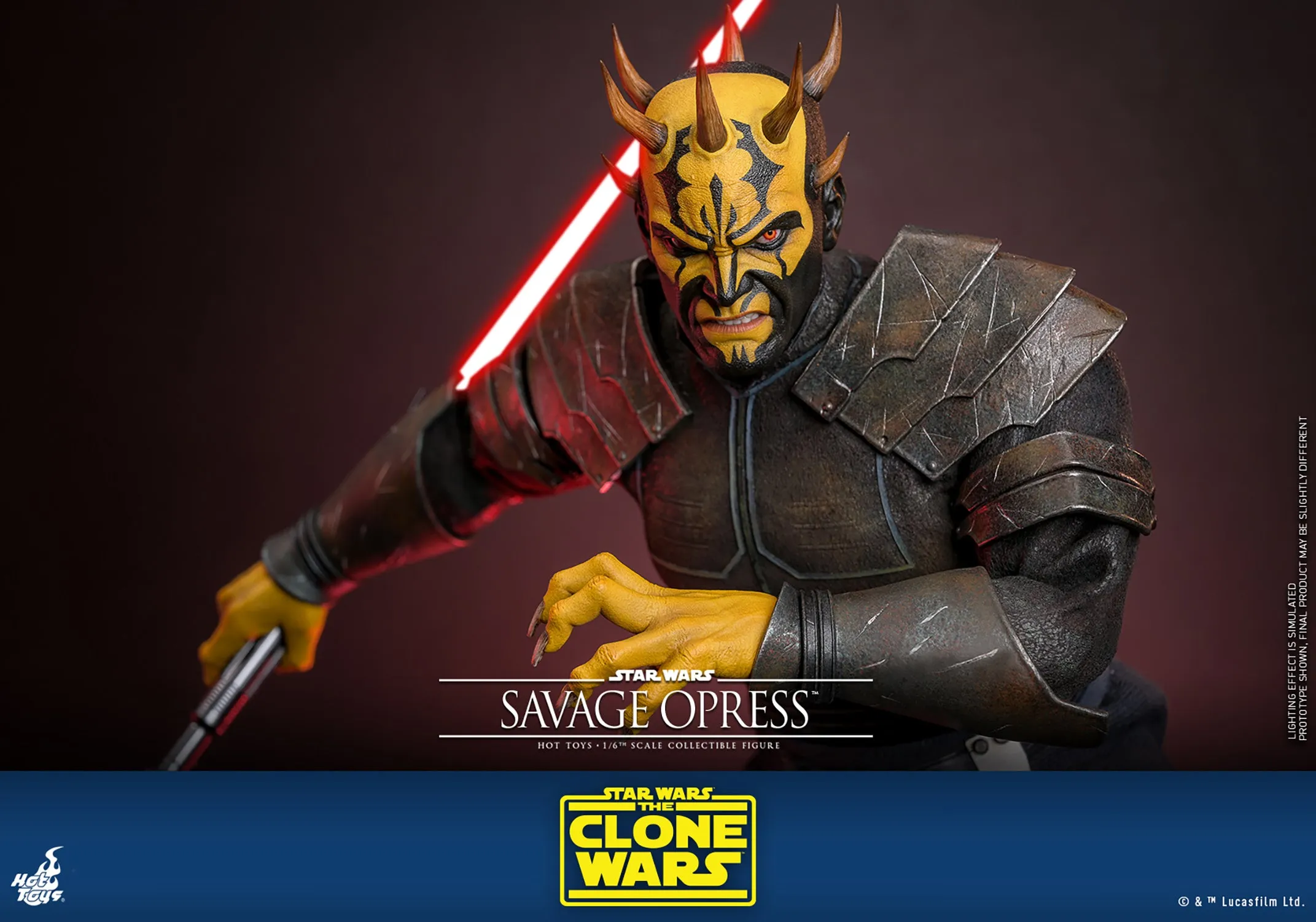 Pre-Order - Star Wars: The Clone Wars TMS136 Savage Opress 1/6th Scale Collectible Figure