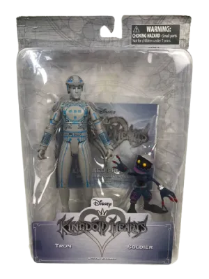 [Pre-Owned] Disney Kingdom Hearts Series 3 Tron & Shadow Soldier Action Figure Set