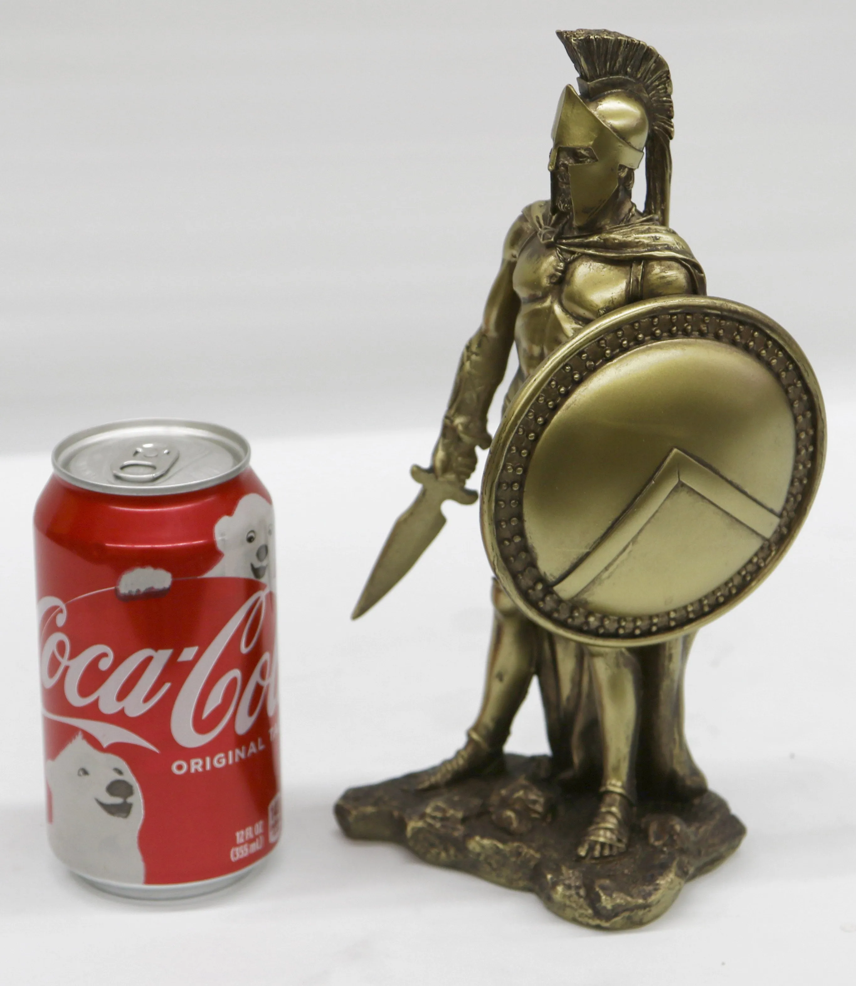 ROMAN WARRIOR COLISEUM GLADIATOR RESIN SCULPTURE ART DECO FIGURINE STATUE GIFT