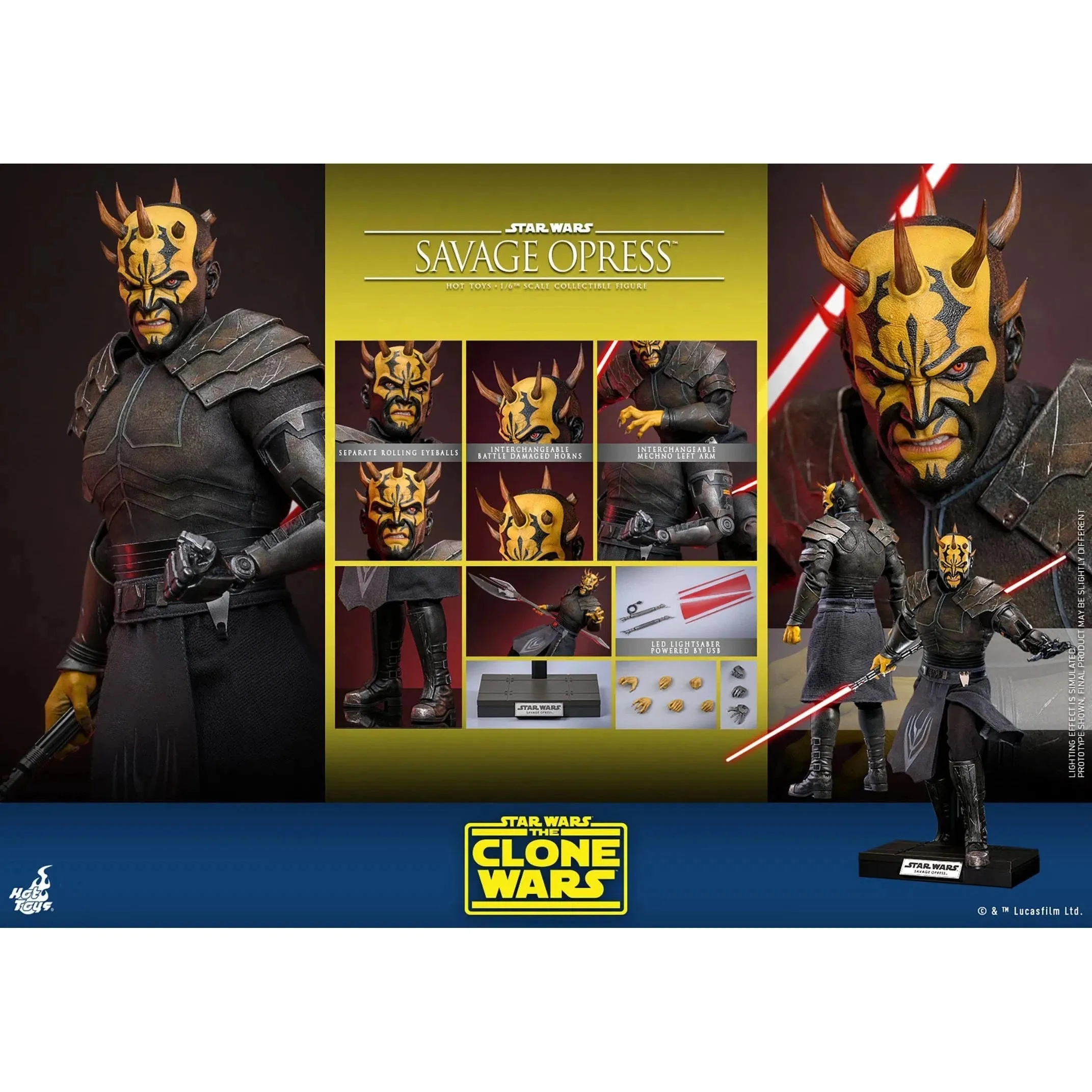 Star Wars: The Clone Wars: Savage Opress: TMS136: Hot Toys