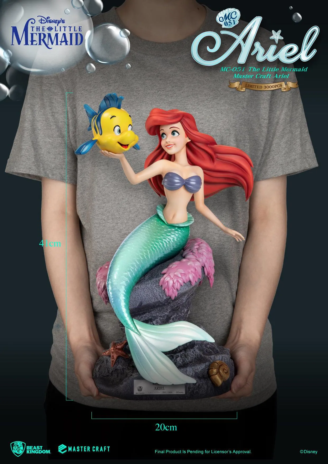 The Little Mermaid - Ariel Statue
